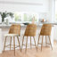Tabouret de comptoir rembourré H 27 po Briahnna