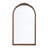23"x42" Antique Style Living Room Wall Mirror, Hand Rose Wood Arch Frame, Bathroom & Entryway (brown Decor, Mirror