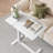 Modern Height-Adjustable C-Type Mobile End Table, Couch Flipped Side Table-489532377