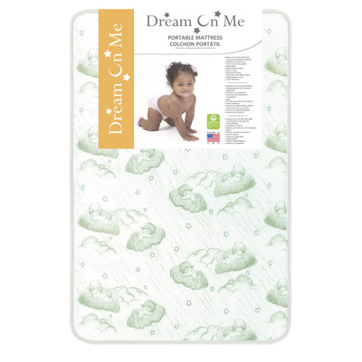 Dream On Me 3"" Foam Pack N Play Playmat /excellent Comfort & Support /reinforced Waterproof Cover/ Greenguard Gold Environment Safe Playmat -  25I-GR-W