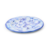 Pink Marble Check Melamine Salad Plates