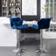 Tabouret de bar Breni Velvet Diamond-906895120
