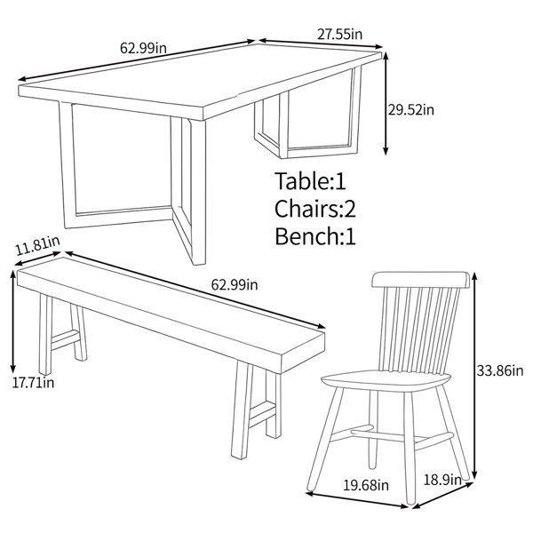 Dimensions du produit
