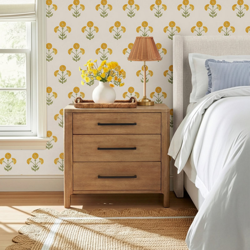 Monty 28'' W Nightstand, Natural