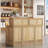 Crystle Rectangle Manufactured Wood Reception Desk-2076066367