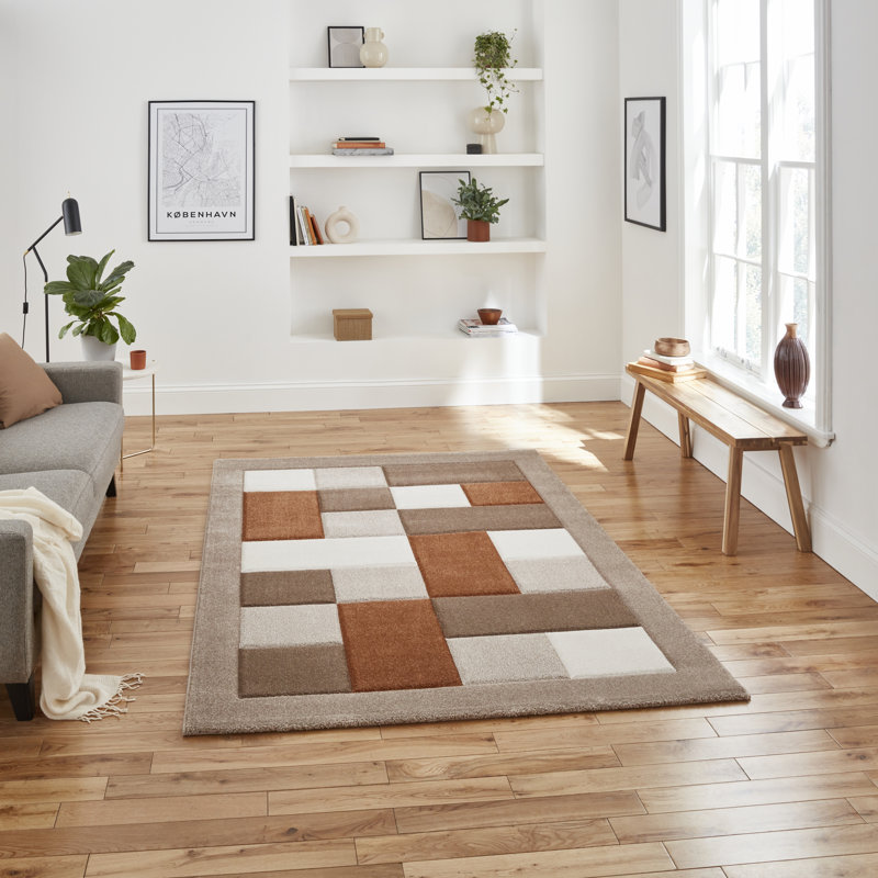 Winterport area rug Machine Woven Beige, Rectangle 80 x 150cm