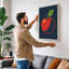 Simple Apple Modern - Wrapped Canvas-1482293535-1482293532