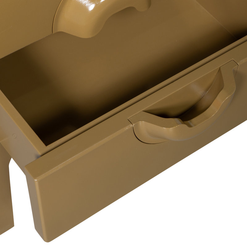 Merge 44cm W Solid Wood Bedside Table