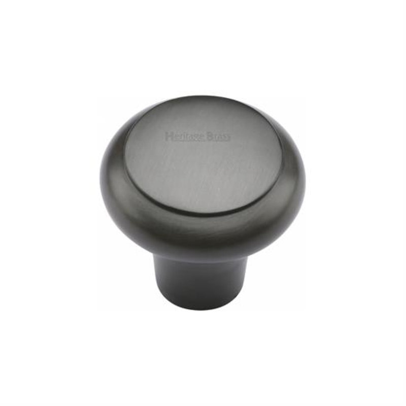 Heritage Brass Heritage Cabinet Knob Edge Design, 3cm H x 3.2cm W x 3.2cm D, Matt Bronze