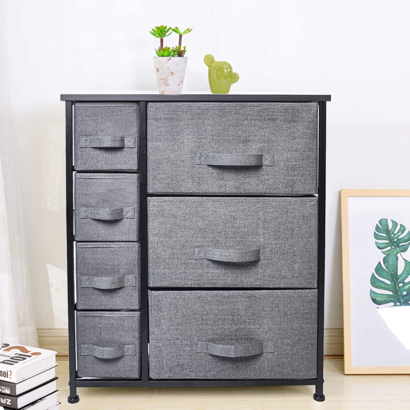 Knighten 7 Drawer Storage Chest Rebrilliant Color: Charcoal