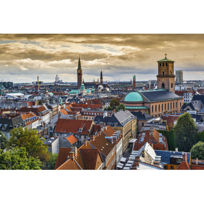 " Copenhagen, Denmark Skyline " by Seanpavonephoto