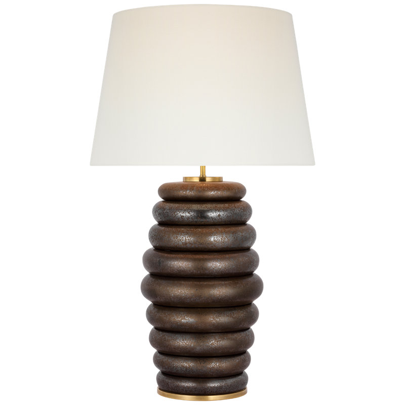 Phoebe Table Lamp, Crystal Bronze