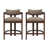 Brown Boucle Seat/Dark Brown Frame