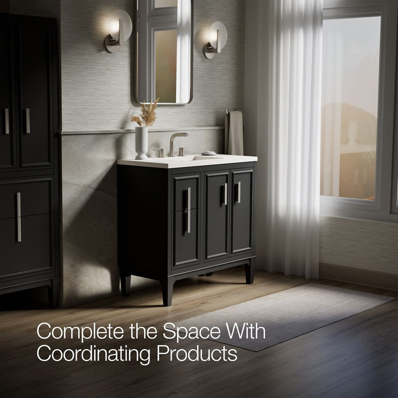 Southerk 36-In Bathroom Vanity Set, Slate Gray