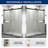 Frameless Soft-Closing Single Sliding Shower Door