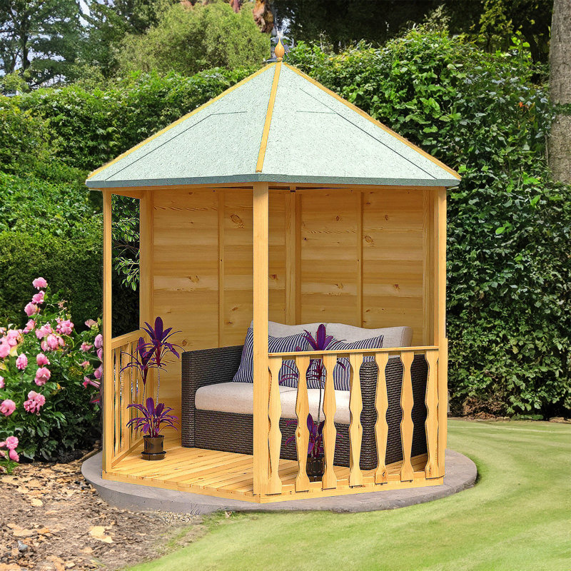 Shire 8 ft x 7 ft Garden Arbour