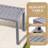 Aluminum Rectangular Side Table-537187137
