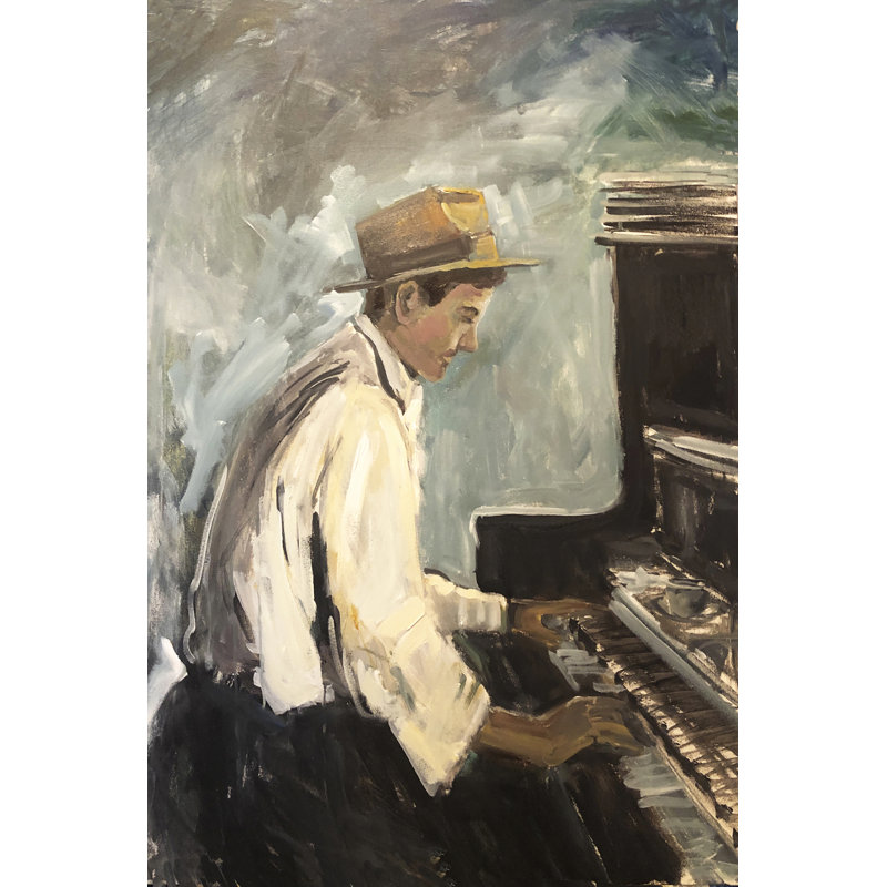 Écoute la musique IV, H 12 po x l 8 po