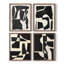 «Moon Cutouts I», ensemble de 4 encadrées-2032339890-2032339888