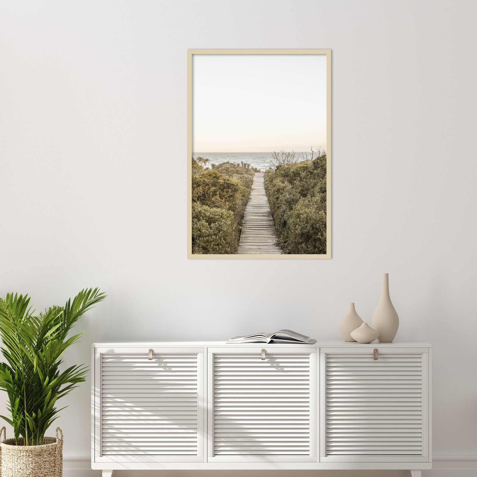 Partlow "Boardwalk" Print by Shot by Clint, Brown, 41" H x 28" W