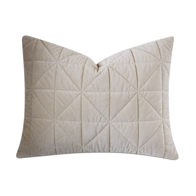 Nova by De Medici Quilted Velvet Sham