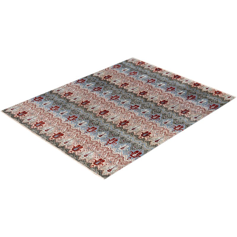 Overdyed One-of-a-Kind 7' 10" X 10' 1" Hand Knotted Area Rug