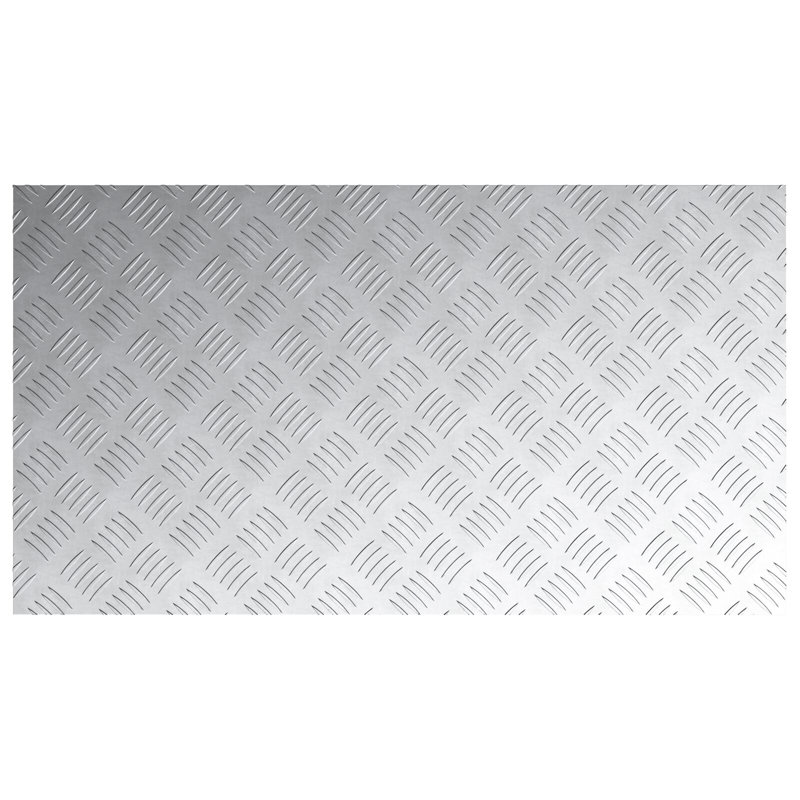 Grey Metal 0.3 Cm Stair Treads Rectangular, Rectangle 50cm x 90cm