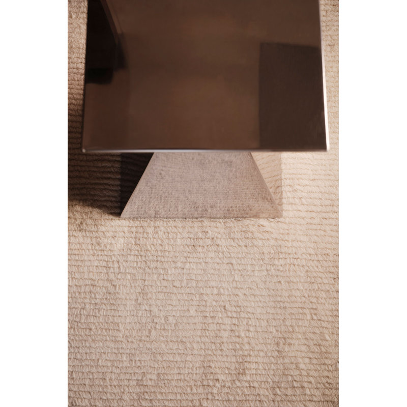 The Rug Company Ridge Area Rug, Ivory, Rectangle 10' x 14'