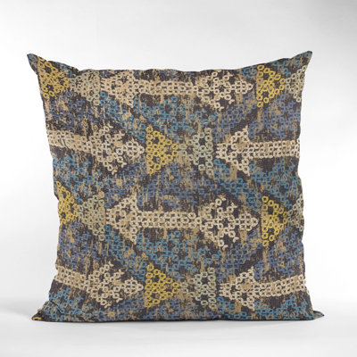 Arrows Geometric Outdoor Reversible Throw Pillow
