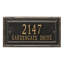 Gardengate Personalized Grande 2-Line Wall Address Plaque-344712067-344712073
