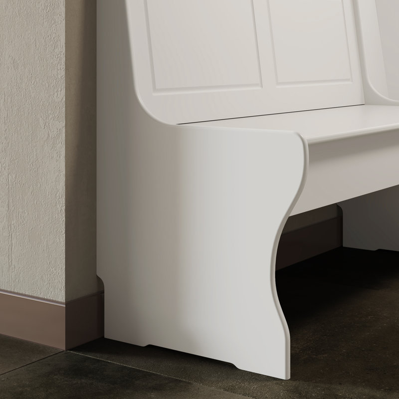 Ensemble de coin-repas en bois Heartlynn Classic, Blanc