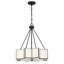 Hubbs 3 lumières Reiling en noir mat-1043622953