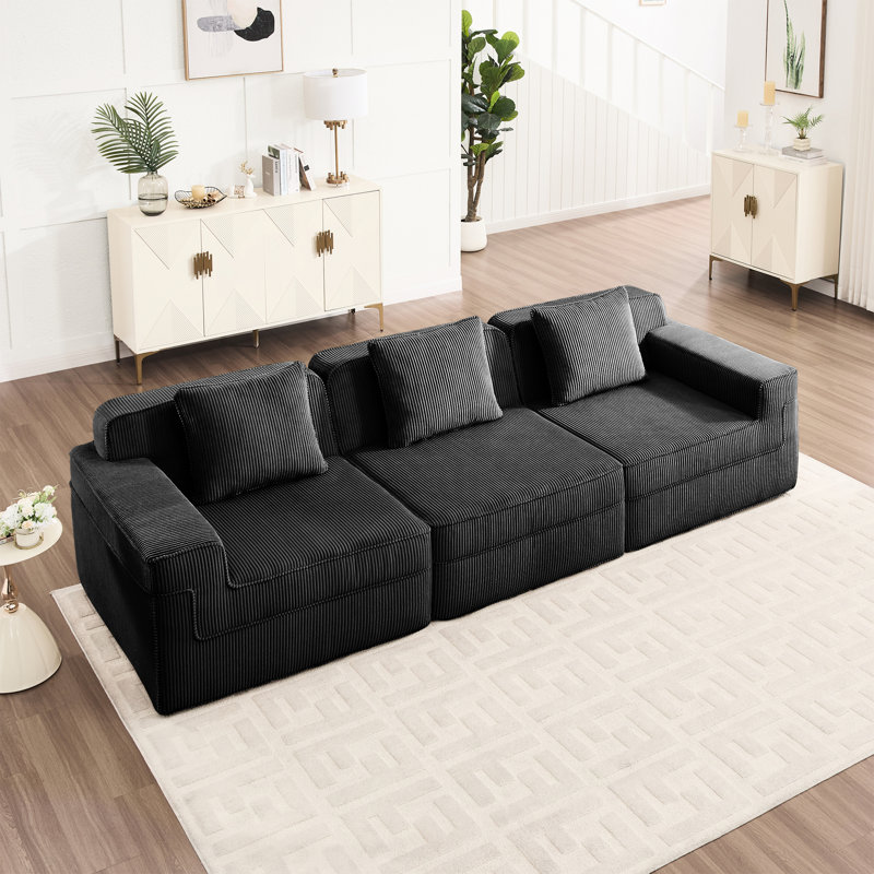 Canapé modulaire 3 places Modern