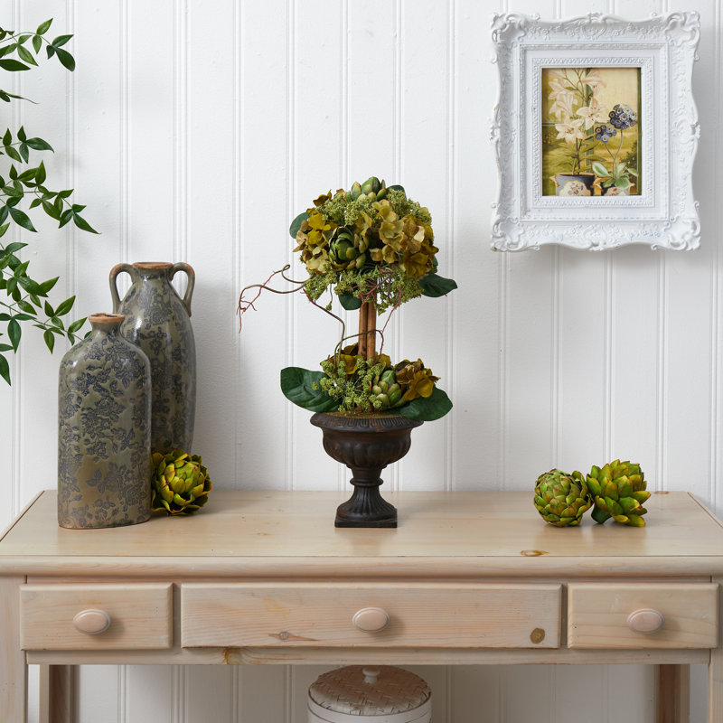Topiaire en fleurs 16 "artichaut en urne