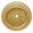 Scotch 14" Champagne Round Diamond Textured Glass Vessel Bathroom Sink - Timeless Collection-128513469-128042368