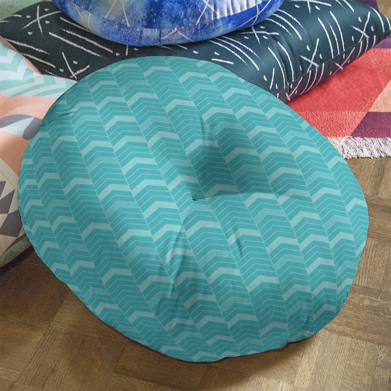 Coussin Rhonda, 30 po x 30 po, Bleu sarcelle