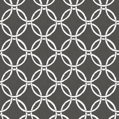 Rouleau de papier peint L 33 pi x l 20,5 po Tetbury Ring Ogee