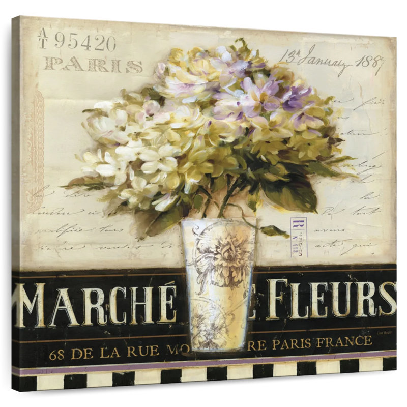 Marche De Fleurs I, 39" H x 39" W