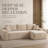 94.5" Cloud Modular Sectional Sofa Couch-1533318909