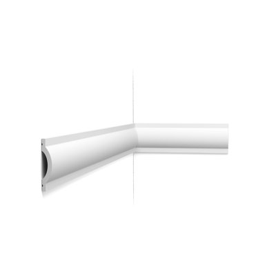 High Density Polyurethane, Primed White 2 3/4" H x 78" W x 9/16" D Chair Rail