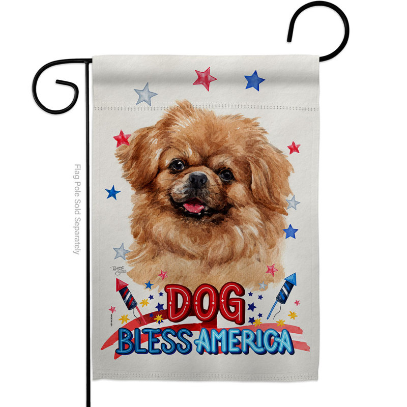 Double Sided 18.5'' H x 13'' W Polyester Animal Garden Flag