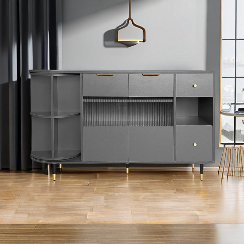 Buffet de 51,1 po Armillda, Gris