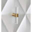 Console Cabinet With Gold-Tone Hardware And 3 Storage Drawers In Metallic Felt-Lined Interior