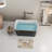 Stone Resin Freestanding Bath Tub with Overflow and Pop-up Drain