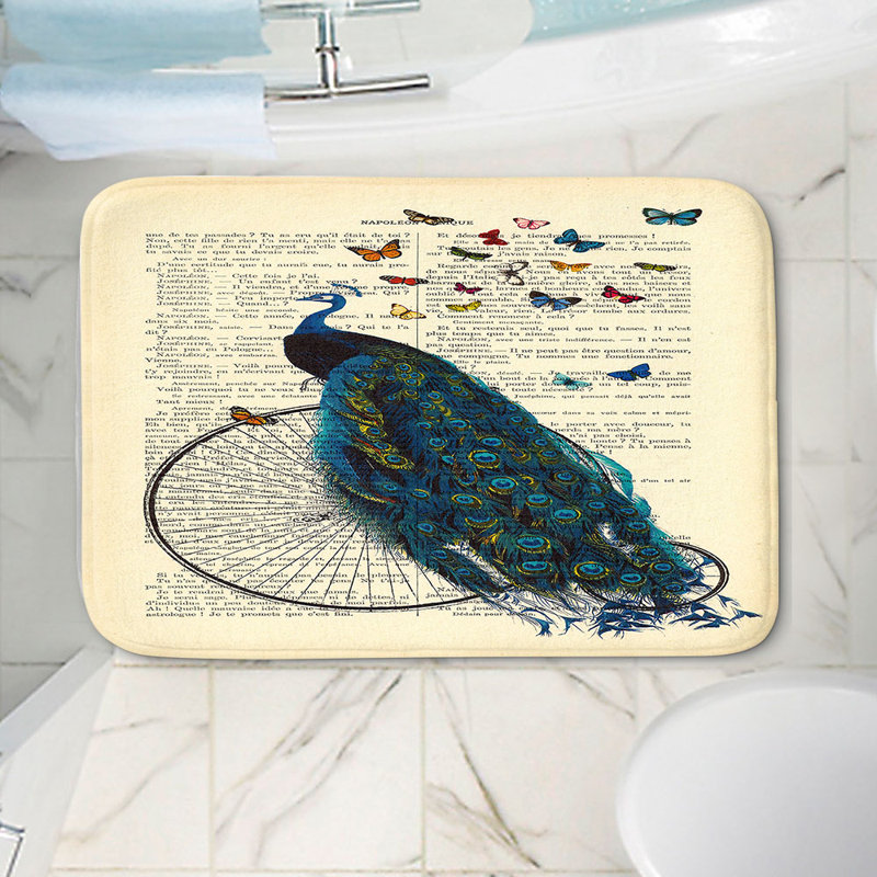 Non-Slip Bath Mat, 34" W x 21" L x 1" H
