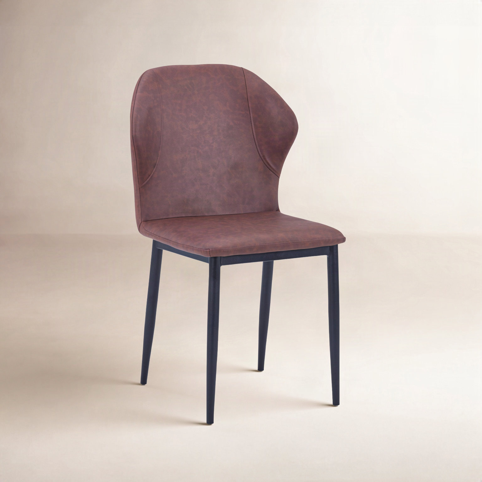 Steves Dining Chair, Single, Plum Purple