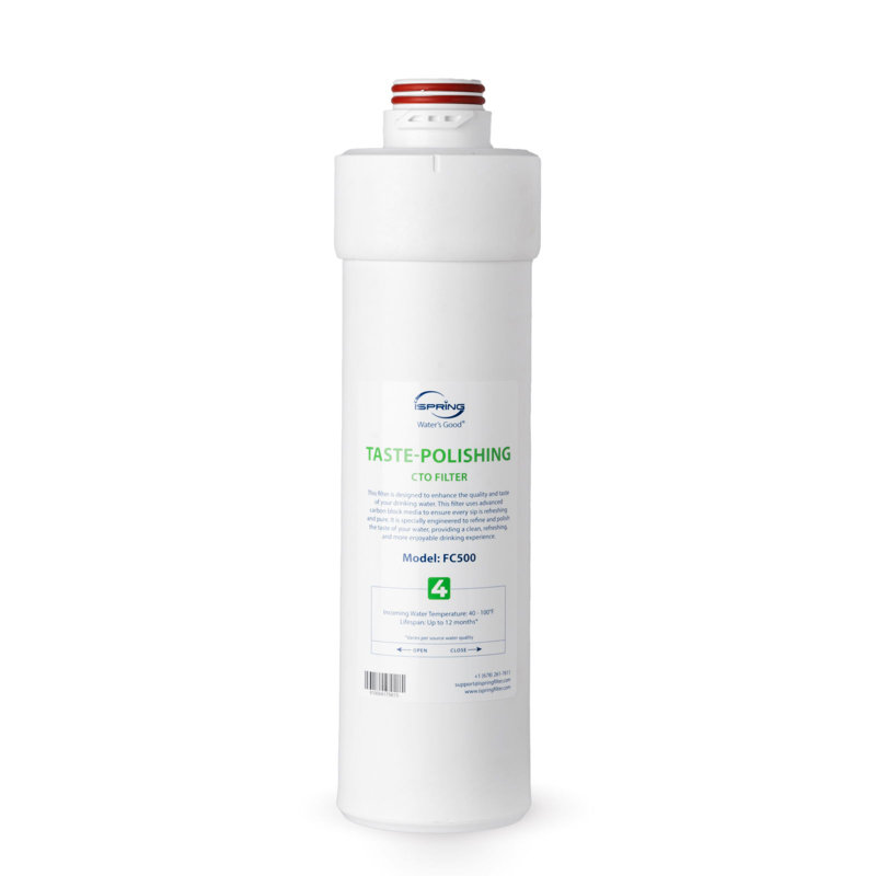 Ensemble de filtres de remplacement iSpring F4RO5004FAK pour système d'osmose inverse sans réservoir RO5004F-AK