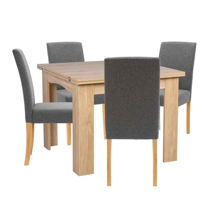 Ludden 4 - Person Dining Set, Grey
