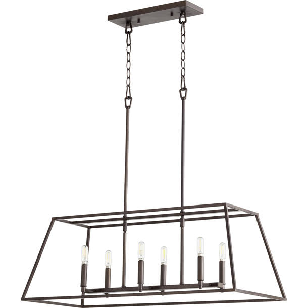 Gracie Oaks Arletta 12 - Light Dimmable Lantern Geometric Chandelier ...