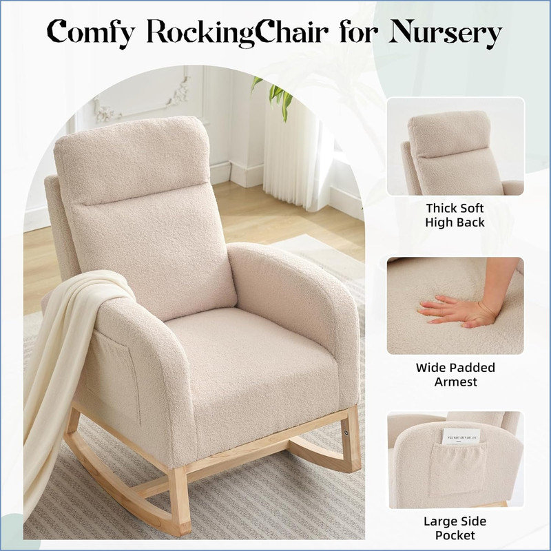 Rocking Chair, Grey